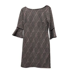 Enfocus Studio Geometric Shift Dress Size 6 Work Office Career